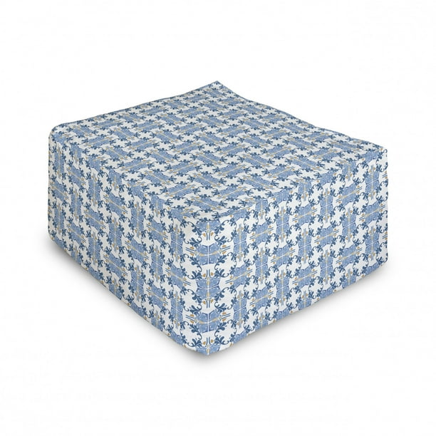 Under Desk Foot Stool for Living Room Office Ottoman with Cover 25 Ambesonne European Rectangle Pouf Roman Tile and Mosaic Design with Famous Eastern Inspired Image Print Blue Yellow Under Desk Foot Stool for Living Room Office Ottoman with Cover 25 Ambesonne European Rectangle Pouf Roman Tile and Mosaic Design with Famous Eastern Inspired Image Print Blue Yellow